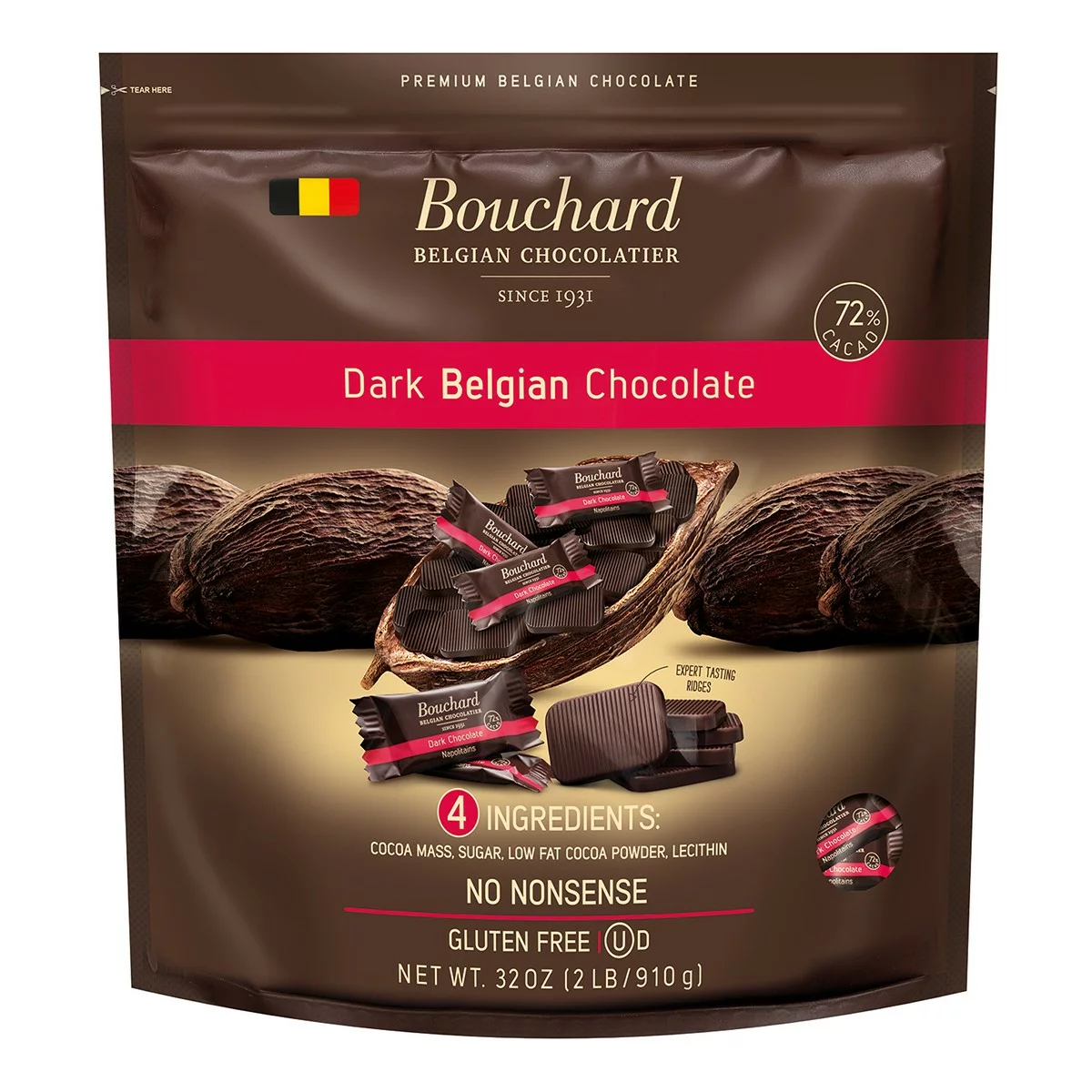 好市多零食推薦- Bouchard 72% 黑巧克力