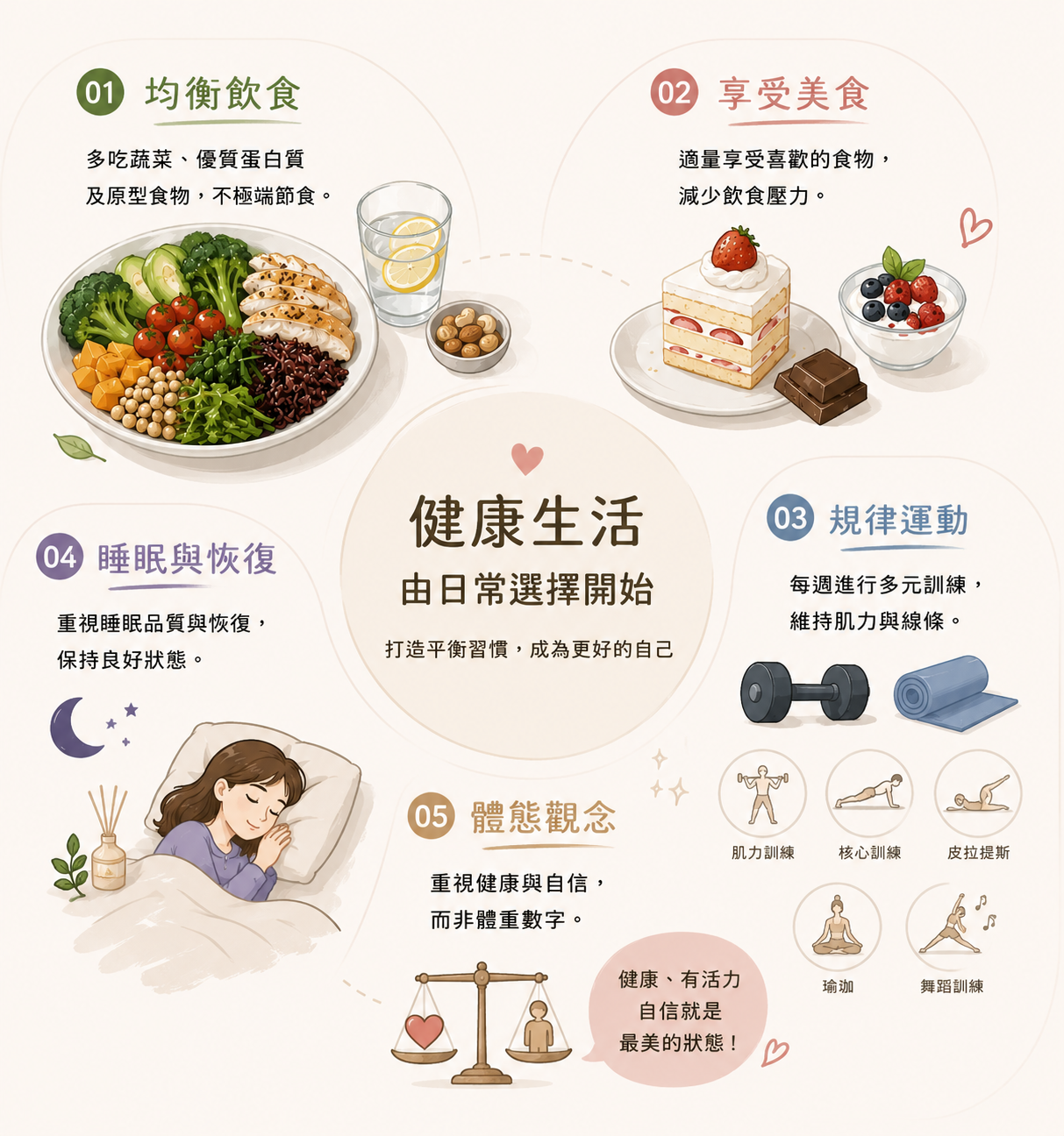 安海瑟薇體態管理習慣5步驟