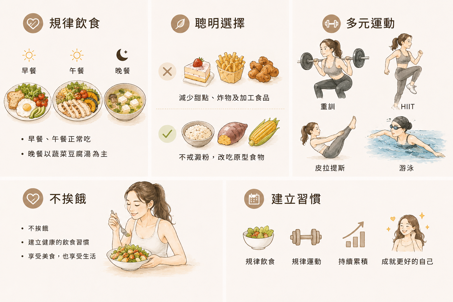 方志友體態管理習慣5方向