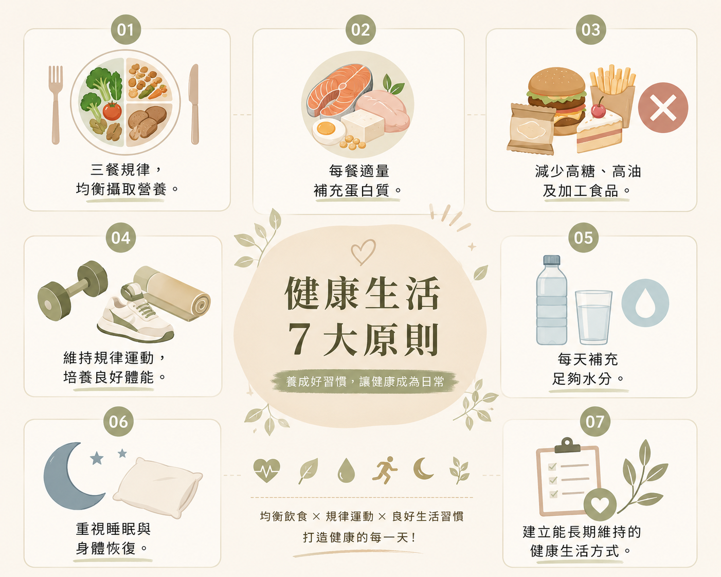 女星的共同習慣7大原則